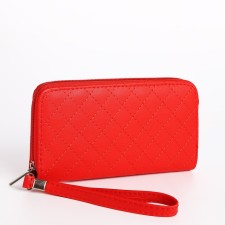 Women's wallet with lightning, red color