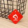 Shelf with a holder for towels of a share, 6 hooks, black color