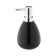 Axentia Pisa dispenser for liquid soap from black dolomite Ø 9, height 16.5 cm volume 370 ml 1035134