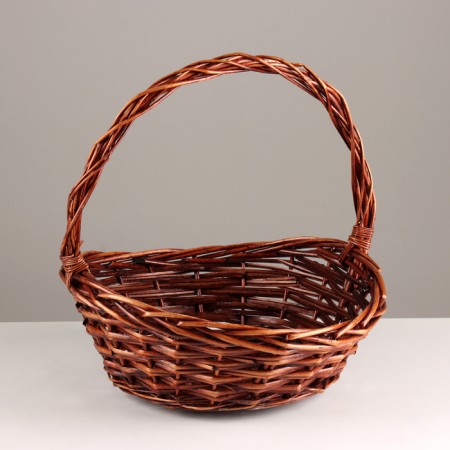 A set of baskets of 3 pcs, 37x34x14.5/12xh34 cm, brown, willow-2