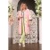 Cardigan female, size 54, white, pink color