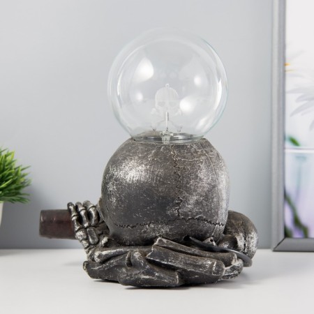 Plasma ball "duet" gray 13x7x17 cm Risalux-4