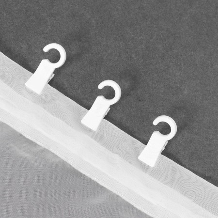 Close for curtains, 35 × 20 × 15 mm, 10 pcs, white color-1