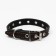 Collar leather single-layer dimensionless, 45 x 2 cm, Osh 18-39 cm, black