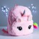 The backpack "Unicorn", the color is pink