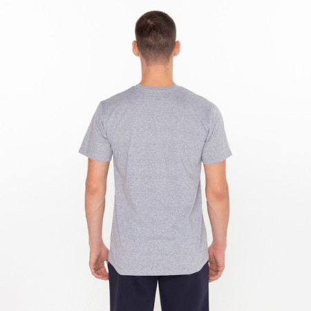 T -shirt male plain, color gray mix, size 54-3
