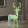 LED figure "Deer" 57 × 90 × 25 cm, acrylic, 40 LED, 220 V, glow of multi (RGB)