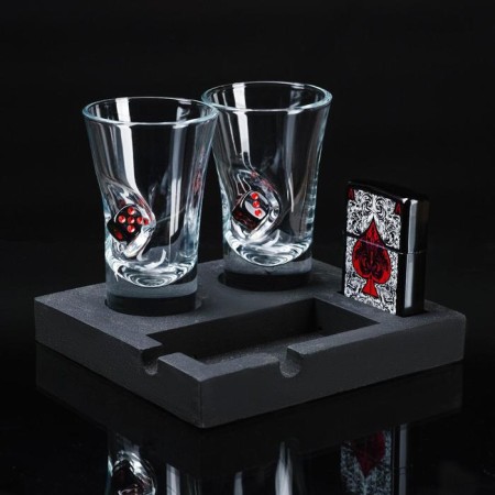 Set "impenetrable", 2 piles 60 ml with a cube, lighter, stand-1