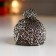 Souvenir Polystone "Hedgehog with baby Hedgehog on the back" 7x6.5x10 cm