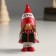 Polystone souvenir "Santa Claus with a candle/granny with a gift" MIX 6.5x4.5x10 cm