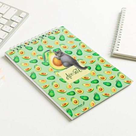 Sketchbook in the thin cover Avokato A5, 40 l, 100 g/m-1
