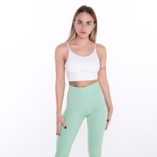 Top female, white color, size One size (42-46)