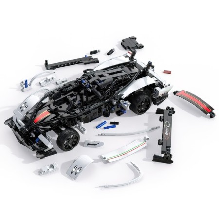 Radio -controlled designer "Sports", 457 parts, 2 control options-3