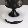 Aroma lace with backlight "Flowers" E14 40W +RGB black 10x10x24.5 cm