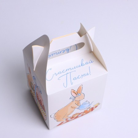 Confectionery box, packaging, "Happy Easter", 14 x 14 x 14 cm-2