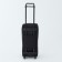 Road bag on wheels, external pocket, black color