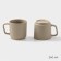 Set of dishes Magistro Jarwah Lausanne, 16 objects, porcelain, beige