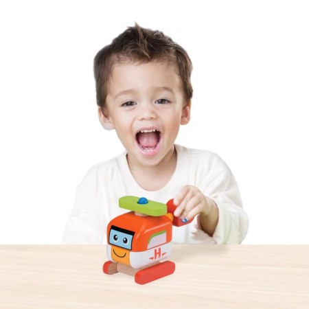Designer toy "Helicopter, Miniworld"-4