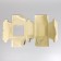 Capcake box, confectionery packaging with a window, 4 champagne cells, 16 x 16 x 10 cm