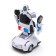 Police robot, transformed, light and sound effects