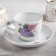 Tea couple "Lilac": a cup 250 ml, a saucer d = 15 cm