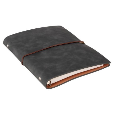 Organizer on the rings "Style" A5, 90 sheets in the ruler, on the elastic band, the cover of light, mix-4