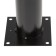 Support Metal era OM-1,0 for NTU lamps, 1000x60 mm, black