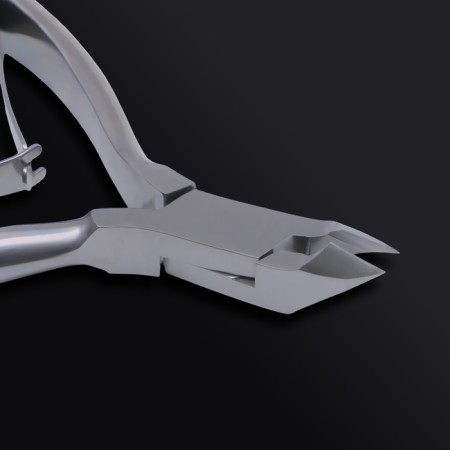 Manicure nippers for the cutter "Premium", double spring, 11.5 cm, blade length - 8 mm, silver color-4