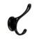 Furniture hook cappio uniq, two -rod, black