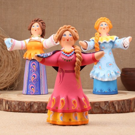 Kovrov toy "Baryshnya Dancing Summer", ceramics-4