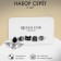 Earrings set of 5 pcs., Gothic bat, cat, skull, black and white color in silver