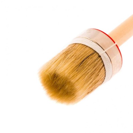 Round brush MTX 82053, pro, natural bristles, wooden pen, 55 mm-1