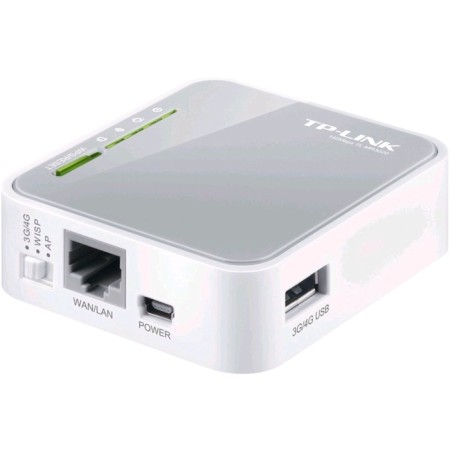 Wi-Fi Wireless TP-Link TL-MR3020 N300, 10/100 Mbit, 4G Ready, White-1
