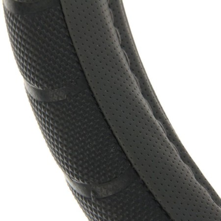 Braid on the steering wheel Lavita, size m, gray, PVC-1