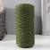 Knitting cord without a core 70% cotton, 30% polyester 1mm 200m/60 ± 10g (37-oliv)