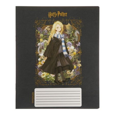 Notebook of 12 sheets in the Harry Potter cage, covered cardboard, OFSET block 65, 5 species mix-4