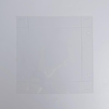 Box for confectionery with PVC lid "Happy Time", 13 x 13 x 3 cm, new year-5
