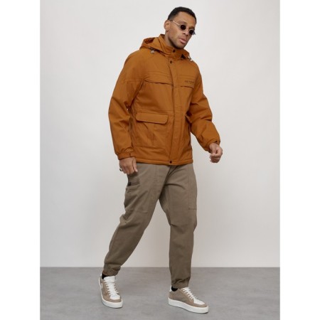 Sports male jacket, size 52, mustard color-10