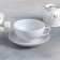 Tea steam porcelain “Rubin”, 220 ml, cup D = 10.2 cm, saucer d = 14 cm