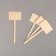 Garden signs for marking, 15 cm, set 8 pcs., Wood, Greengo