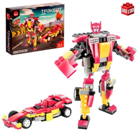 Constructor-transformer "Sports", 129 parts, color mix