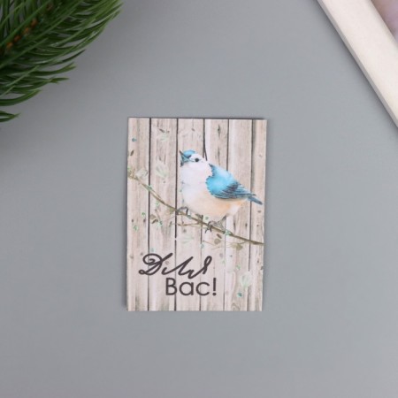 Postcard with seeds "grow itself" "for you" 5*7cm