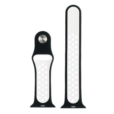 Smart watch strap, with perforation, 38 mm, l = 23 cm, silicone-2