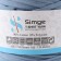 Knitted yarn secondary 90% cotton, 10% p/e, 100m/450 ± 50 g (gently blue) mix