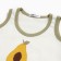 Kit (T -shirt/shorts) children, avocado/wormwood color, height 86 cm