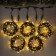 Girlyand "Clip-Light" 5 threads of 20 m, IP44, UMS, dark thread, 665 LED, glow warm white, 24 V