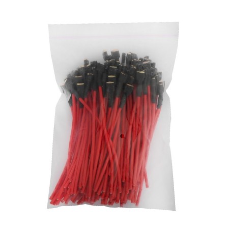 Flat connector with a cambric 8 mm, wire 10 cm, packing 100 pcs-4