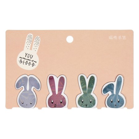 A set of magnetic bookmark for books Calligrata 4 pieces, "Assorted", mix-3