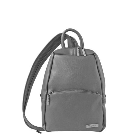 Backpack, lightning department, 2 outer pockets, gray color