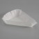 Baking shape is white, the shape of the triangle, 10.2 x 10.2 x 7.5 x 2.5 cm